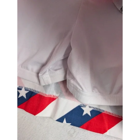 Royal and Awesome "Pars and Stripes" Skort Womens US 12 Lined America Stars NWT - Picture 10 of 11